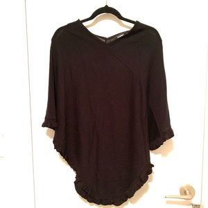 Black Classic Poncho